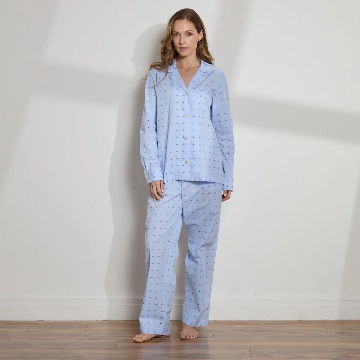 Dobby Cotton Long PJ Set - Image 3