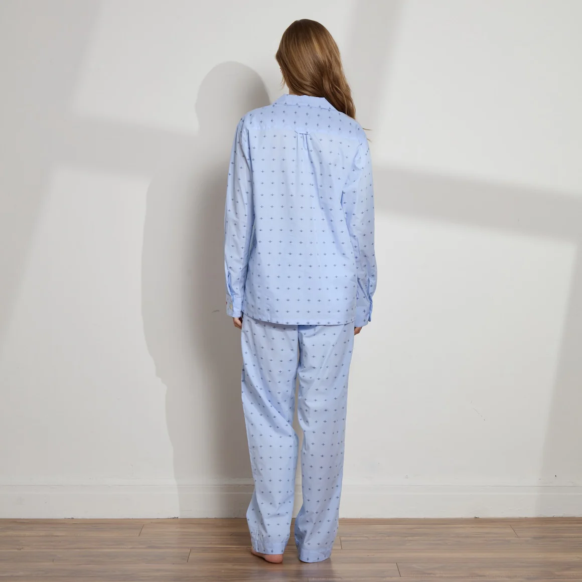 Dobby Cotton Long PJ Set - Image 5