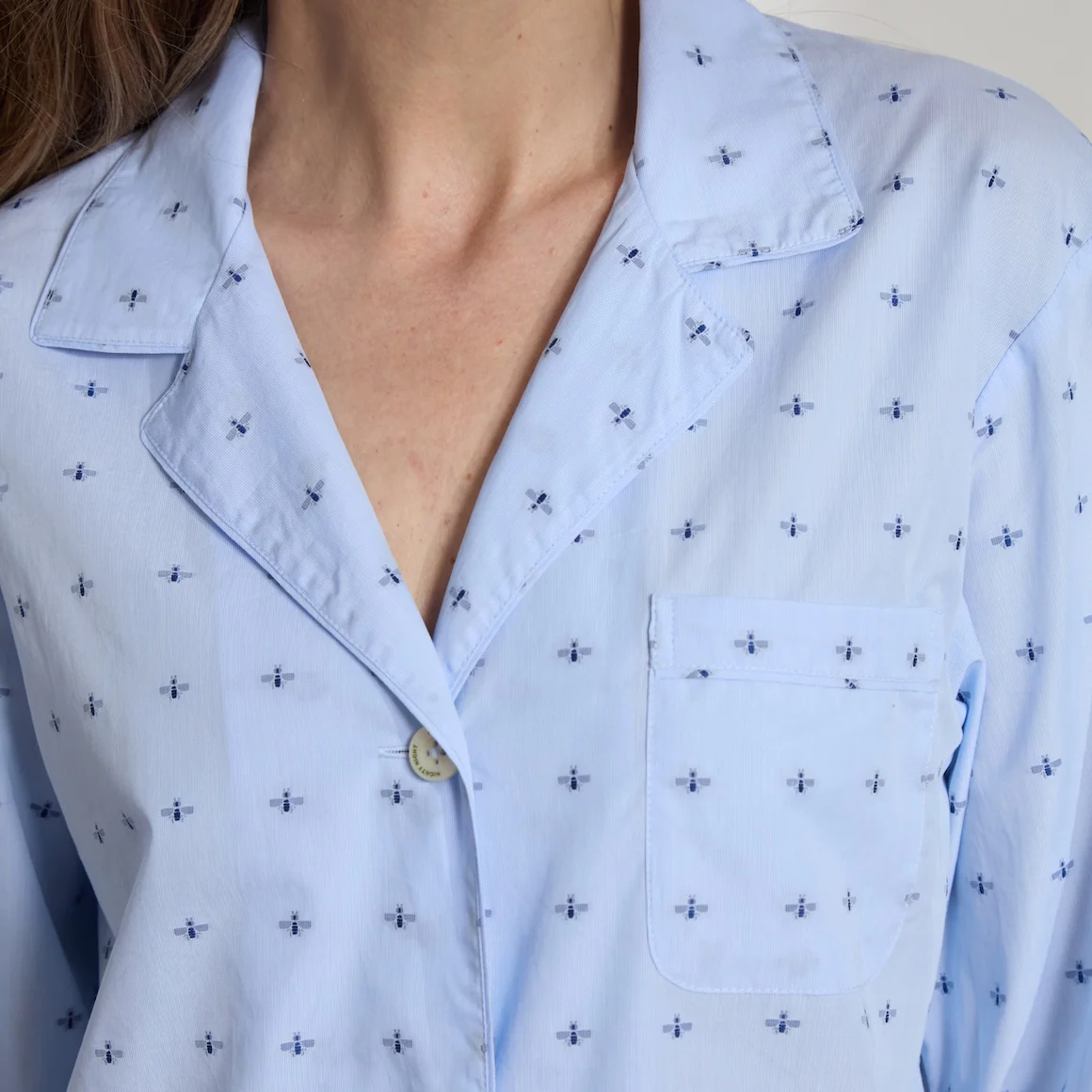 Dobby Cotton Long PJ Set - Image 7