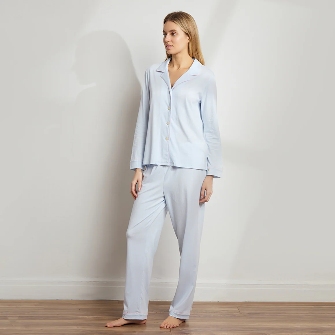 Organic Pima Cotton Long PJ Set - Image 3
