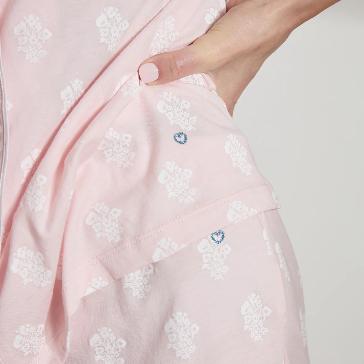 Printed Organic Pima Cotton Short PJ Set - Image 6