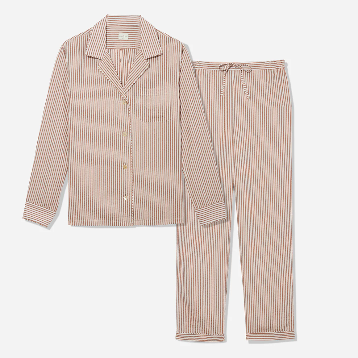 TENCEL™ Ticking Stripe Long PJ Set - Image 4