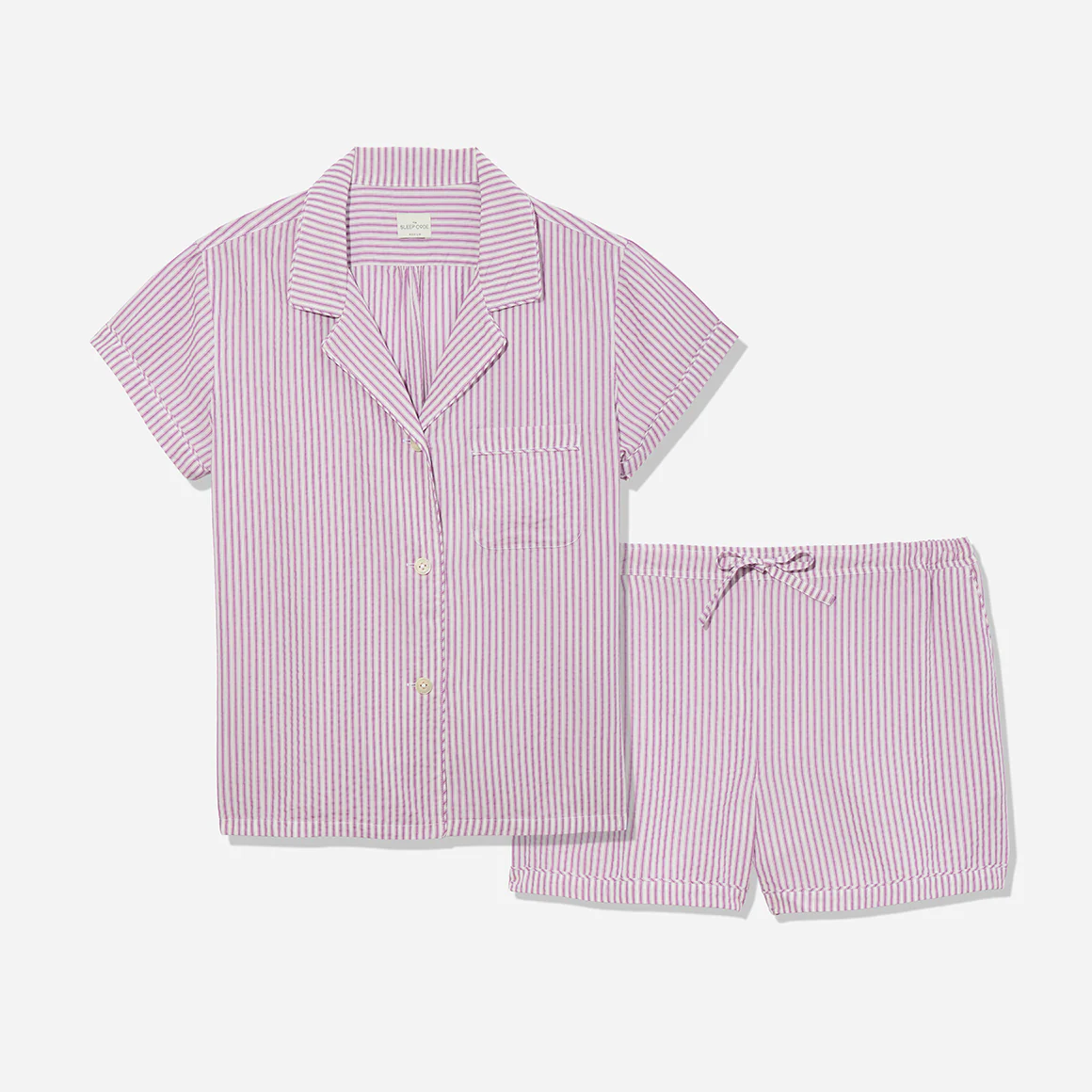 TENCEL™ Ticking Stripe Short PJ Set - Image 3