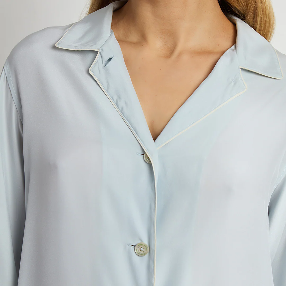 Washable Silk Long PJ Set - Image 4