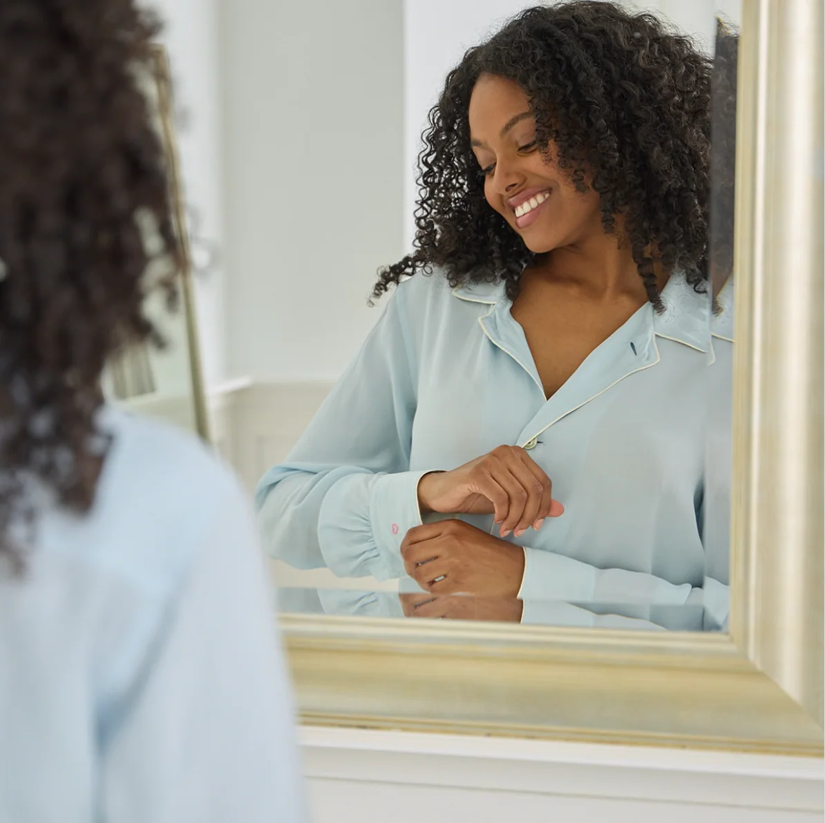 Washable Silk Long PJ Set - Image 5