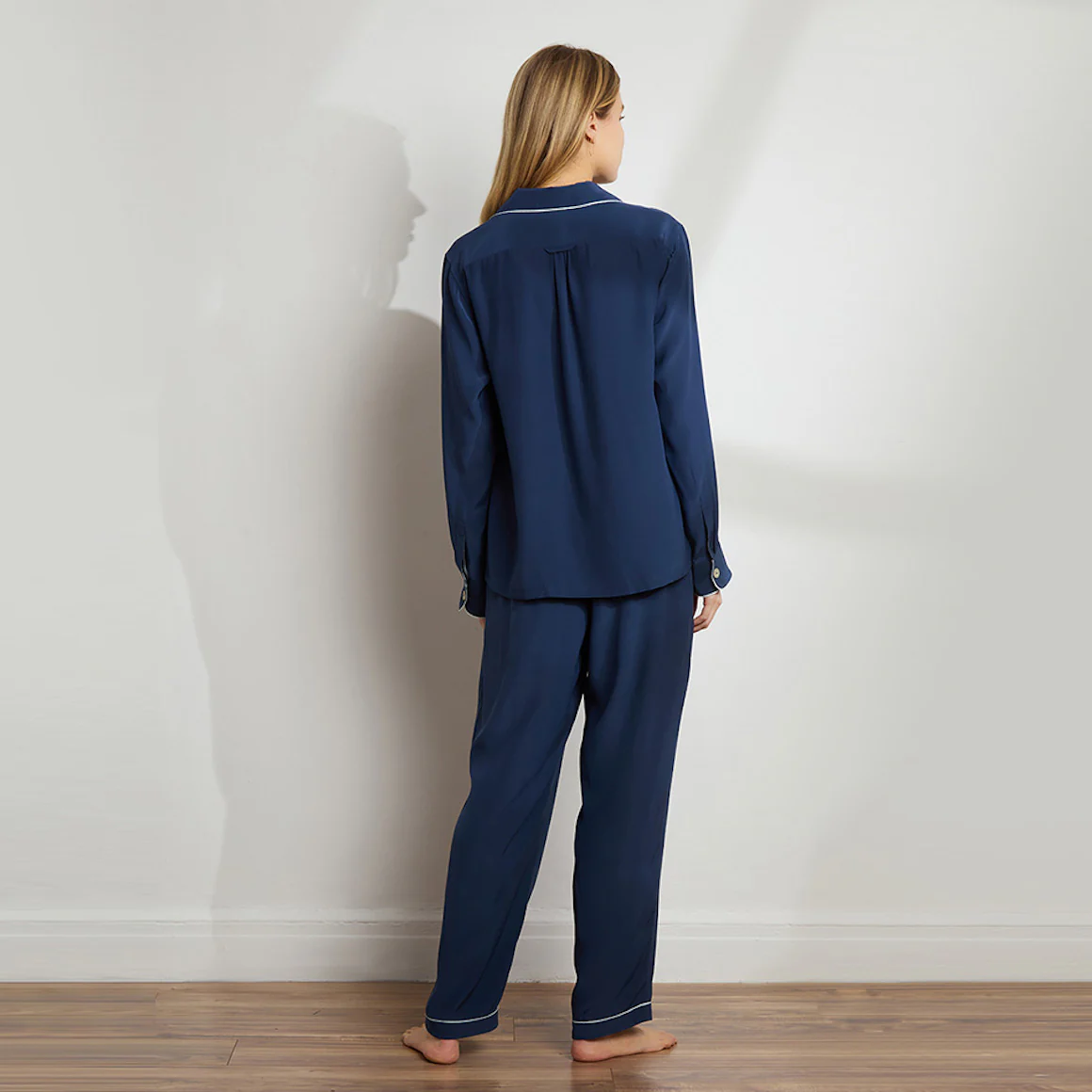 Washable Silk Long PJ Set - Image 3