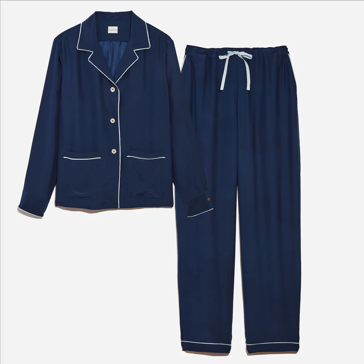 Washable Silk Long PJ Set - Image 5