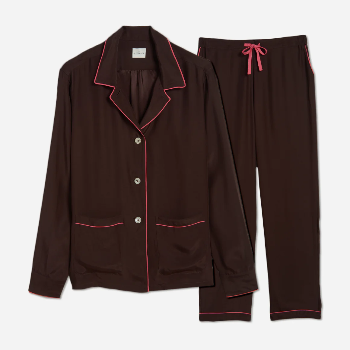 Washable Silk Long PJ Set - Image 3