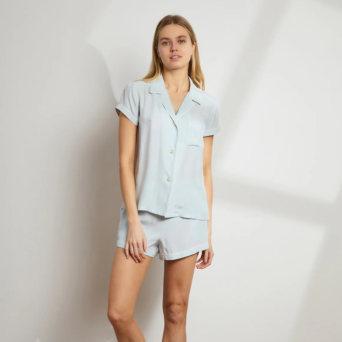 Washable Silk Short PJ Set - Image 4